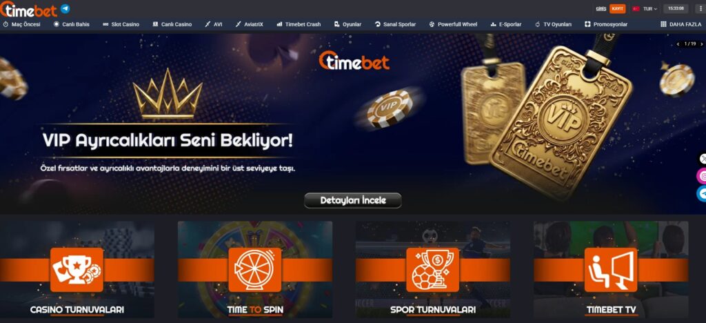 Timebet sitesi